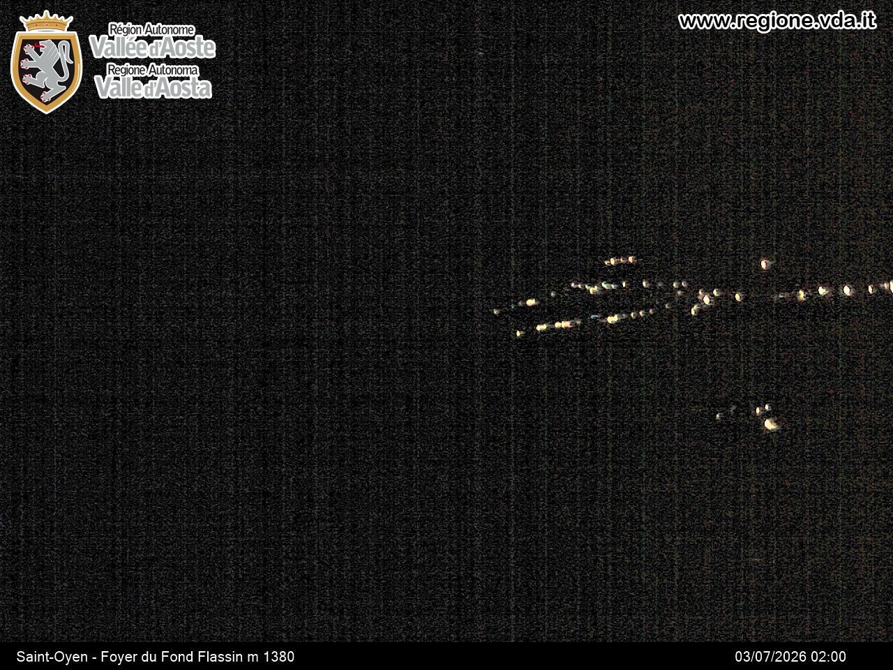 Archived image Webcam Ski run Flassin