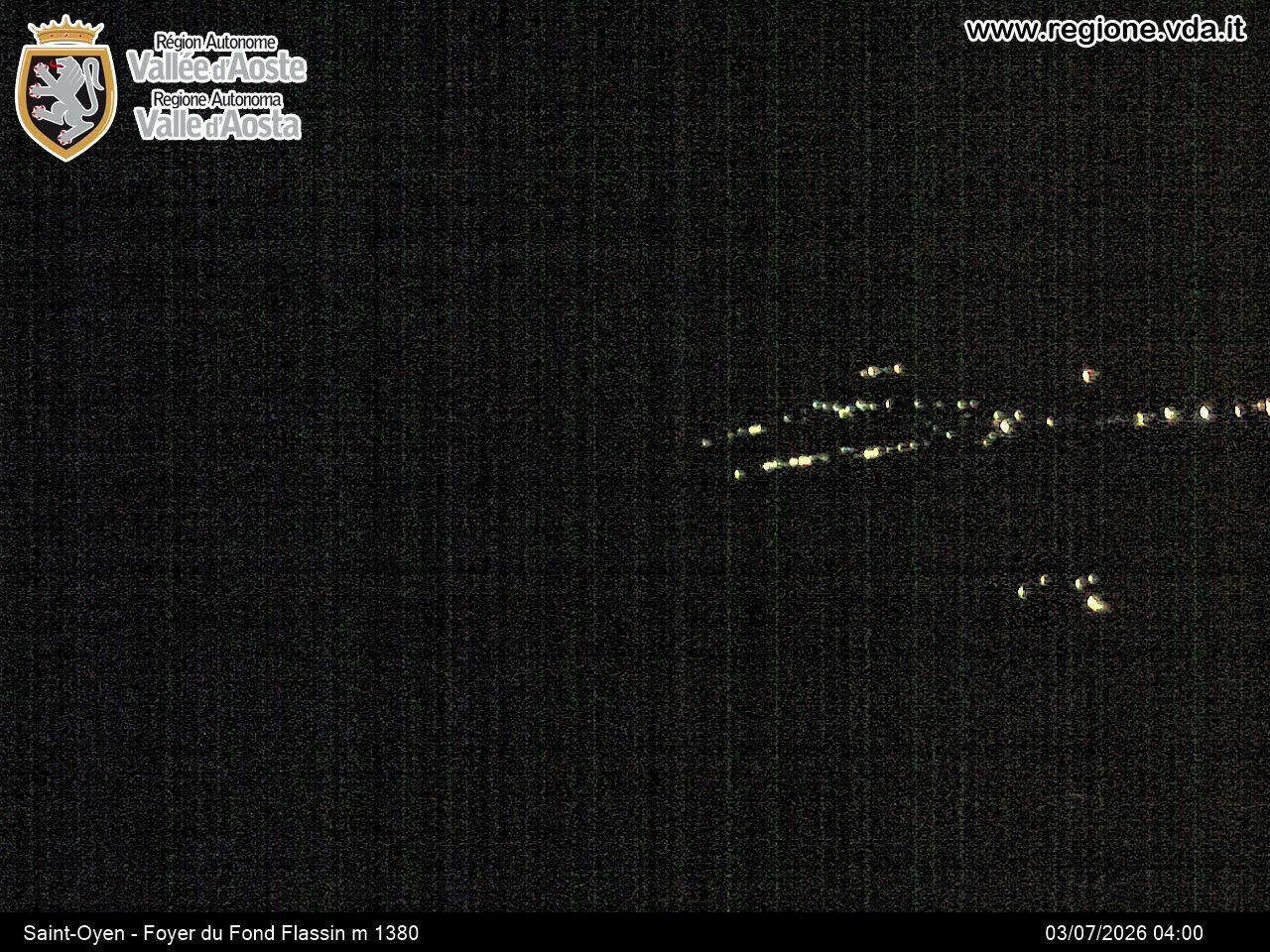 Archived image Webcam Ski run Flassin