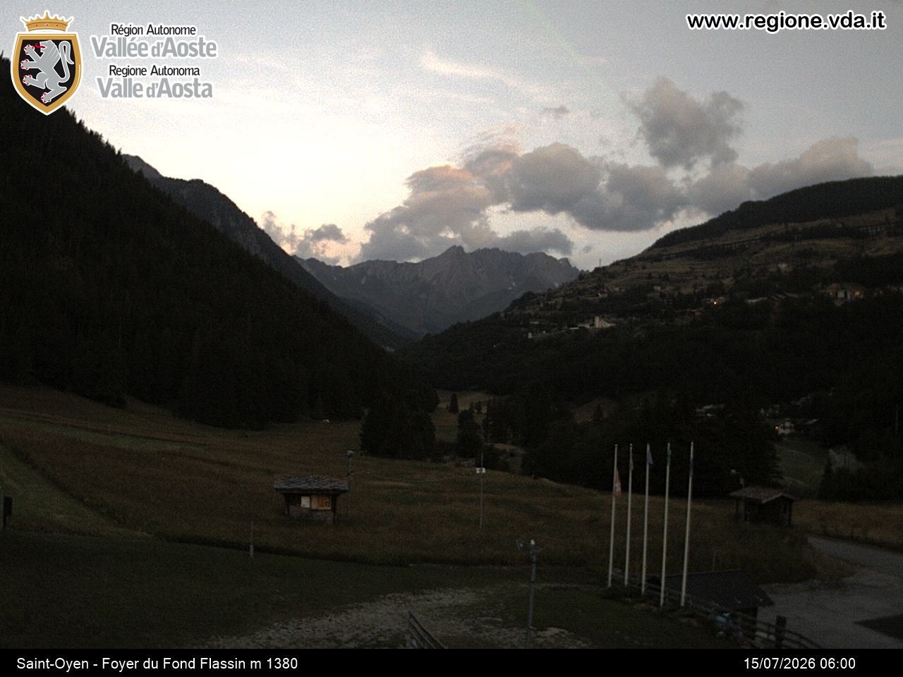 Archiv Foto Webcam Piste Flassin