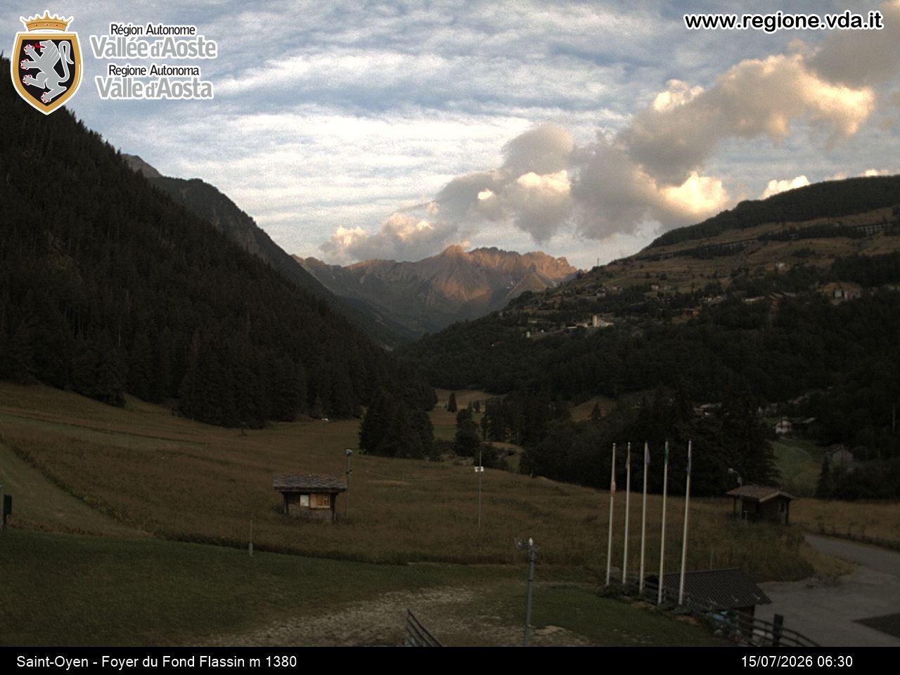Archiv Foto Webcam Piste Flassin