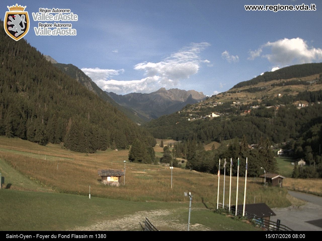 Archiv Foto Webcam Piste Flassin