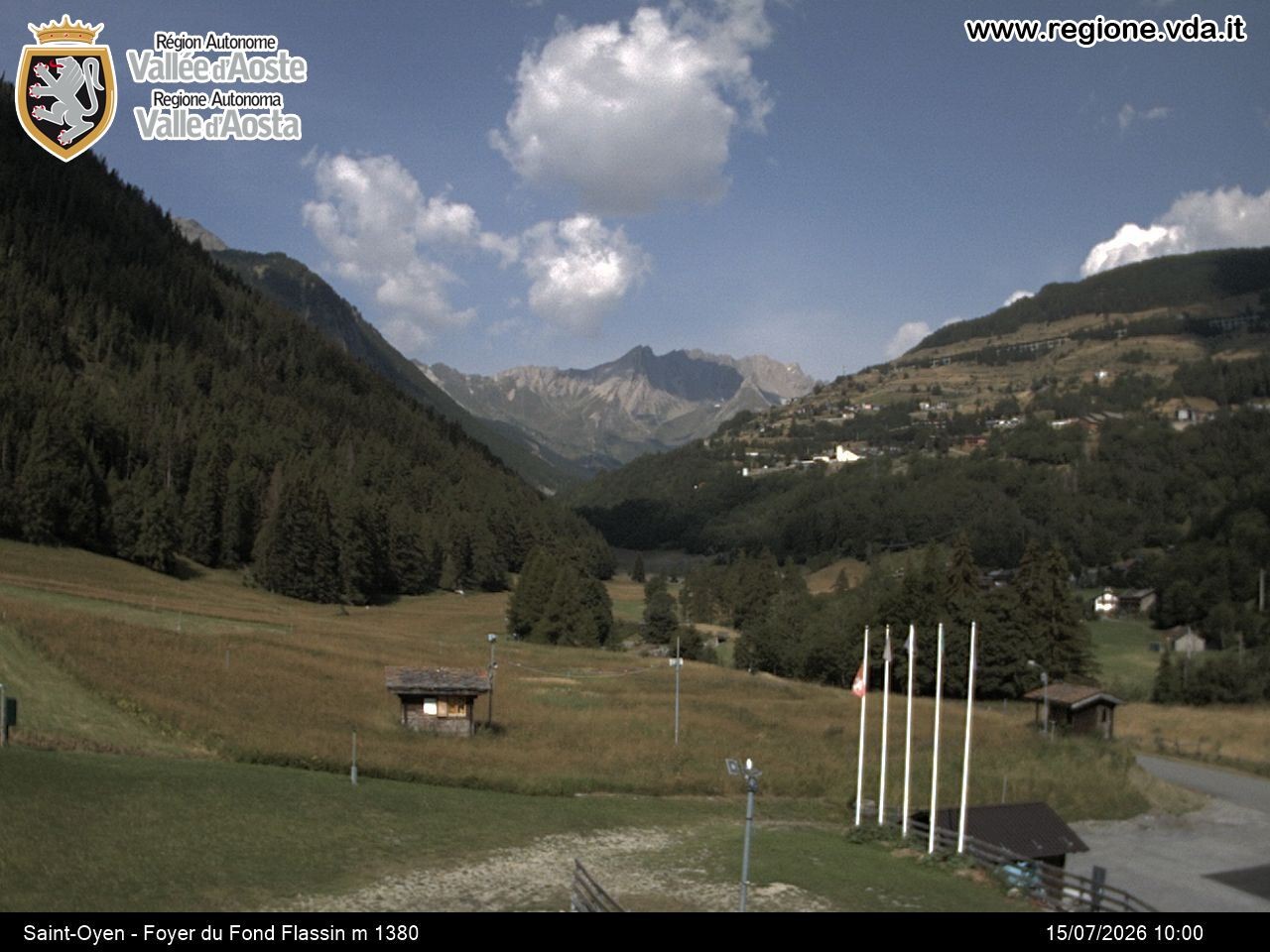 Archiv Foto Webcam Piste Flassin