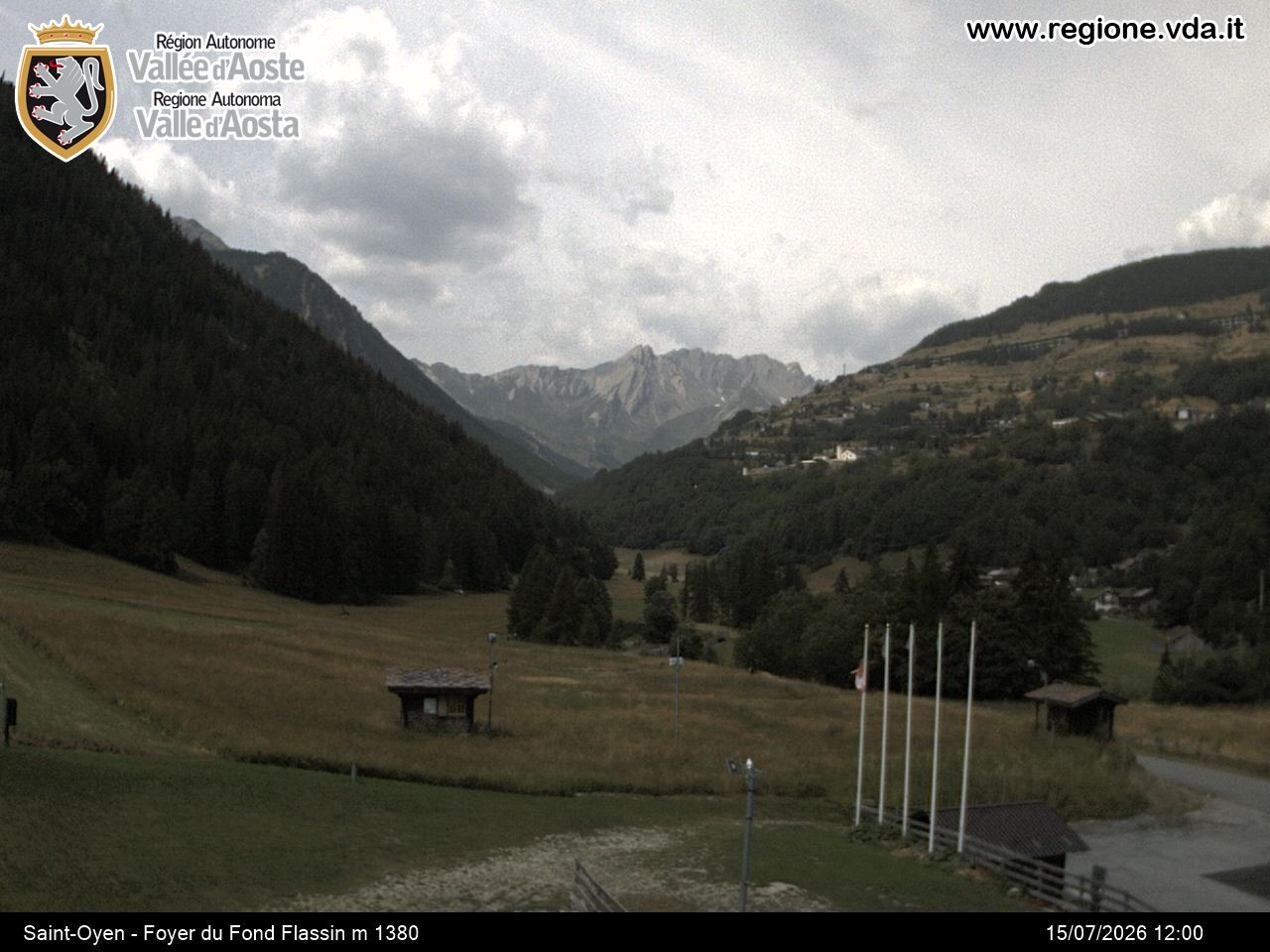 Archiv Foto Webcam Piste Flassin