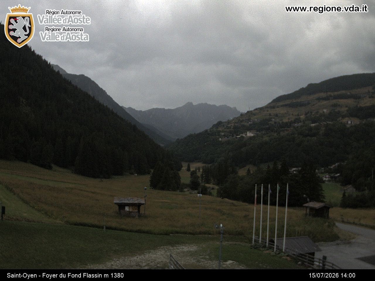 Archiv Foto Webcam Piste Flassin