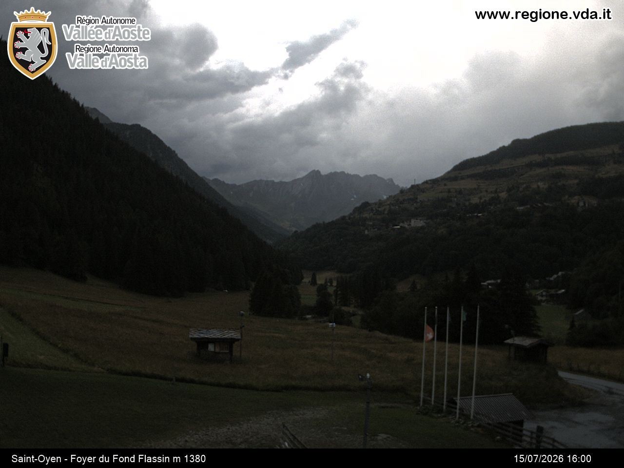 Archiv Foto Webcam Piste Flassin