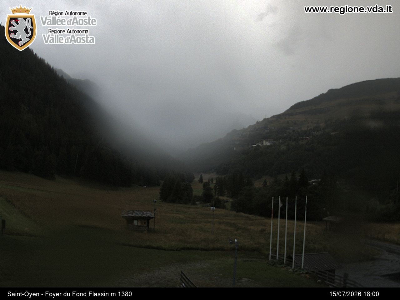 Archiv Foto Webcam Piste Flassin