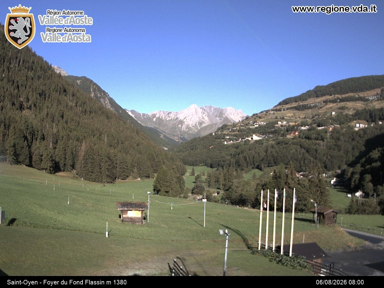 Archiv Foto Webcam Piste Flassin