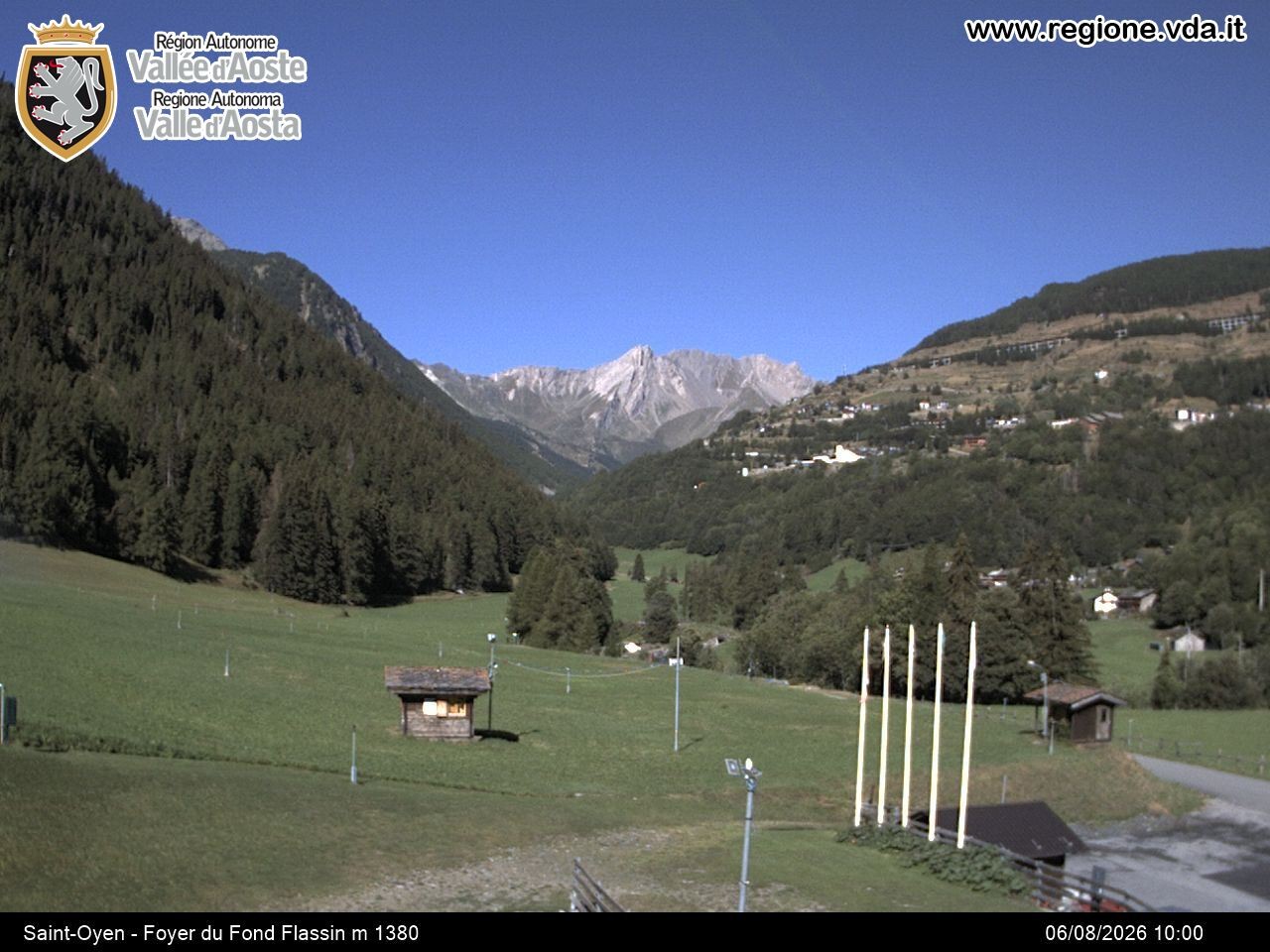 Archiv Foto Webcam Piste Flassin