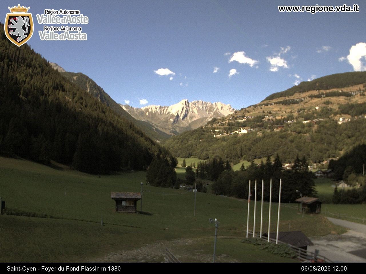 Archiv Foto Webcam Piste Flassin