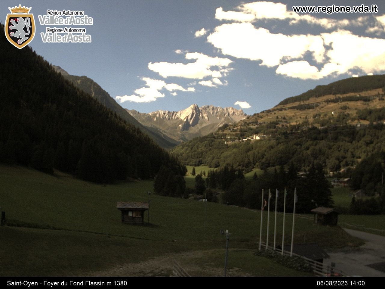 Archiv Foto Webcam Piste Flassin