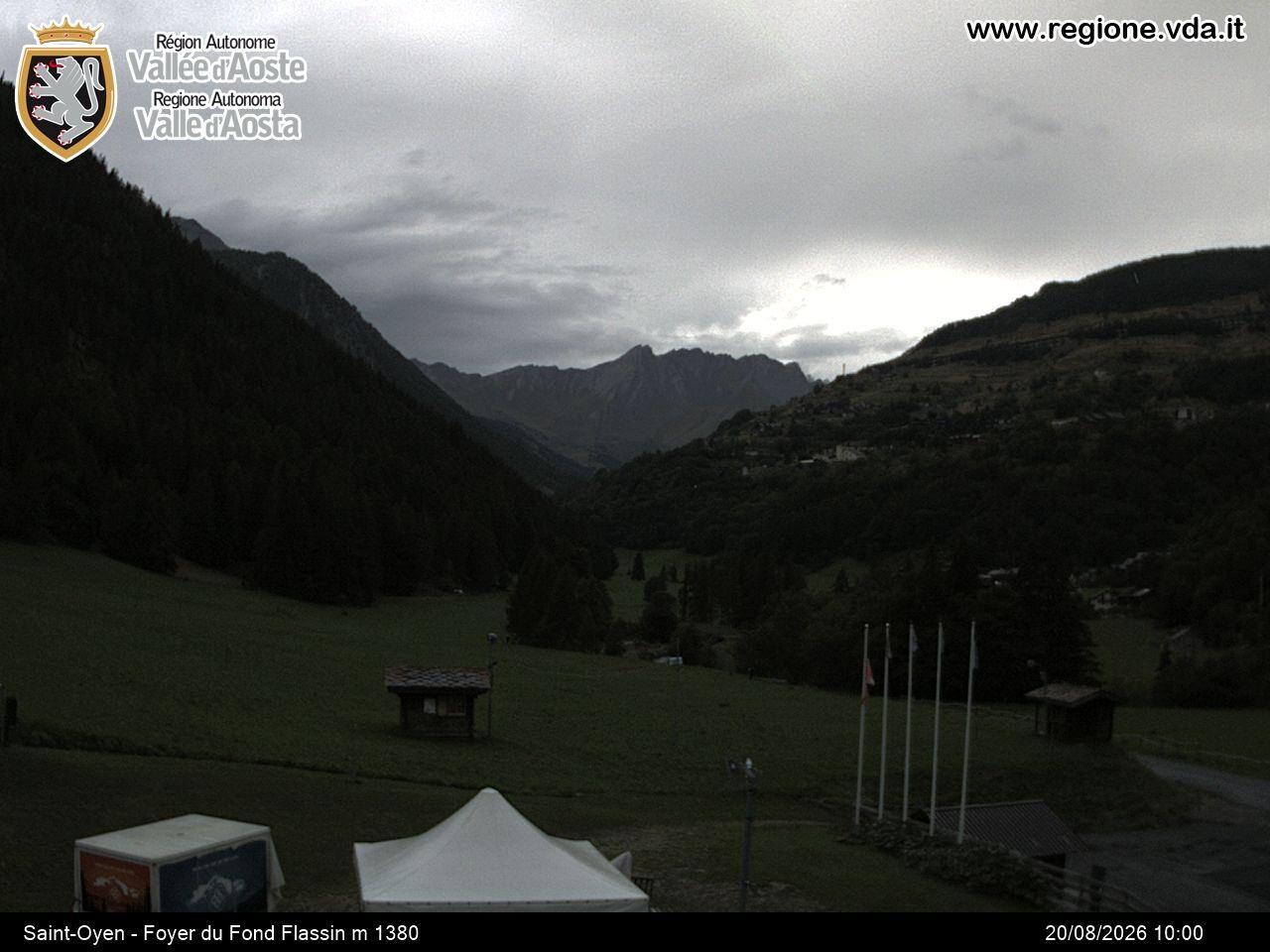 Archiv Foto Webcam Piste Flassin