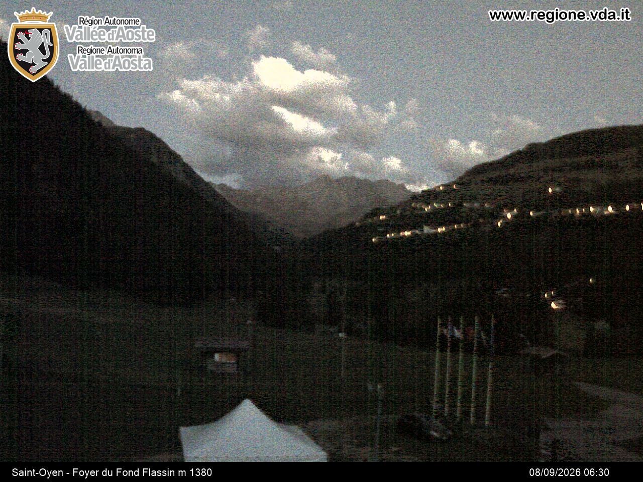 Archived image Webcam Ski run Flassin