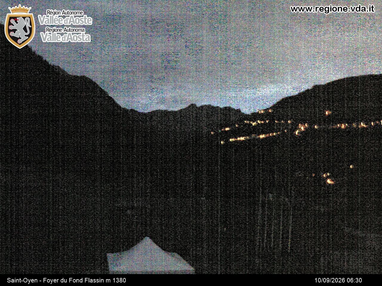 Archived image Webcam Ski run Flassin