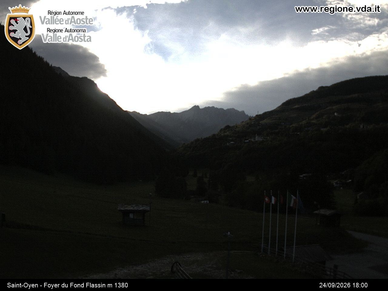 Archived image Webcam Ski run Flassin