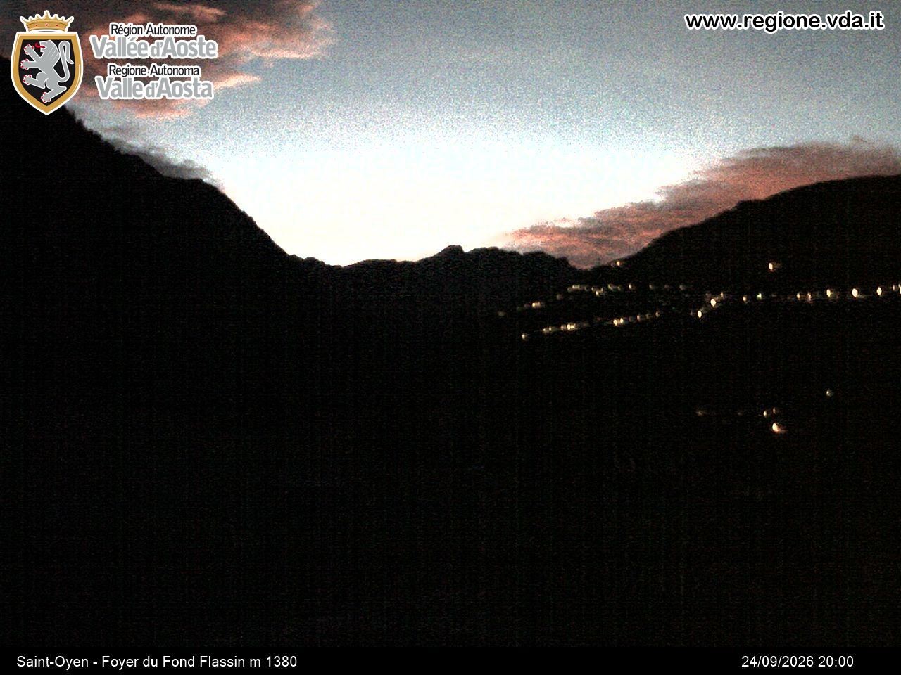 Archived image Webcam Ski run Flassin