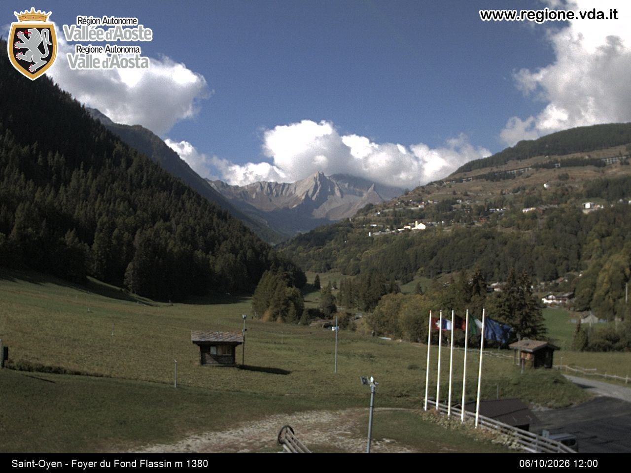 Archiv Foto Webcam Piste Flassin