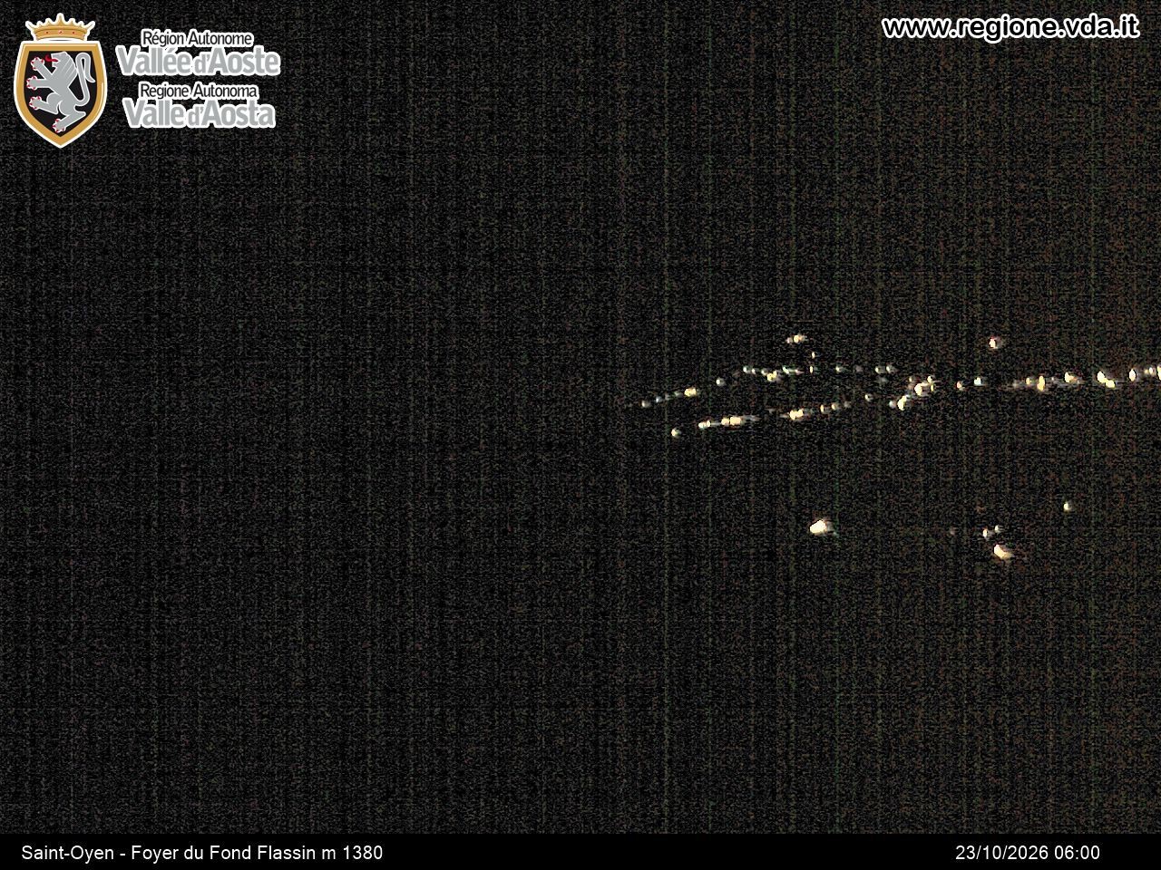 Archived image Webcam Ski run Flassin