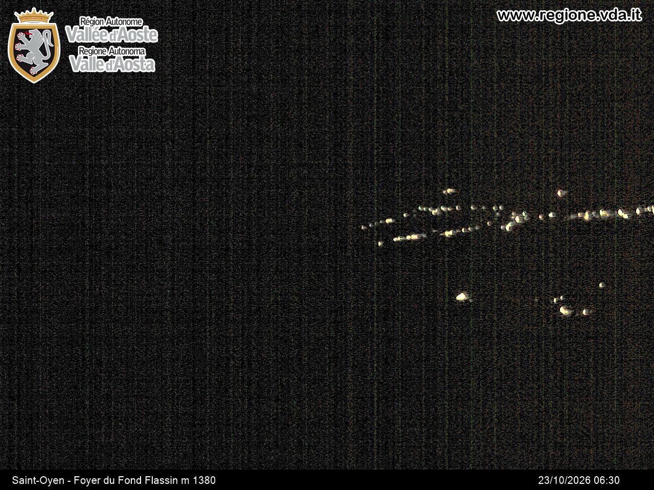 Archived image Webcam Ski run Flassin