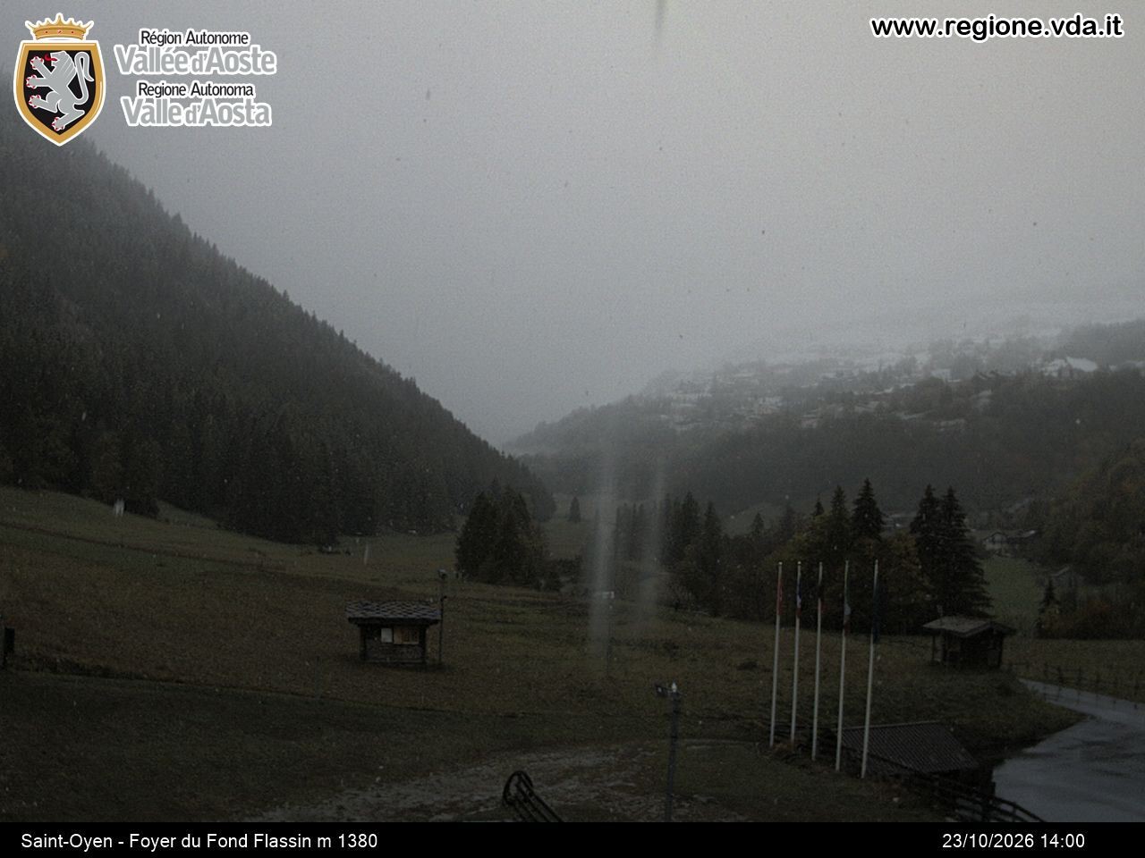 Archived image Webcam Ski run Flassin