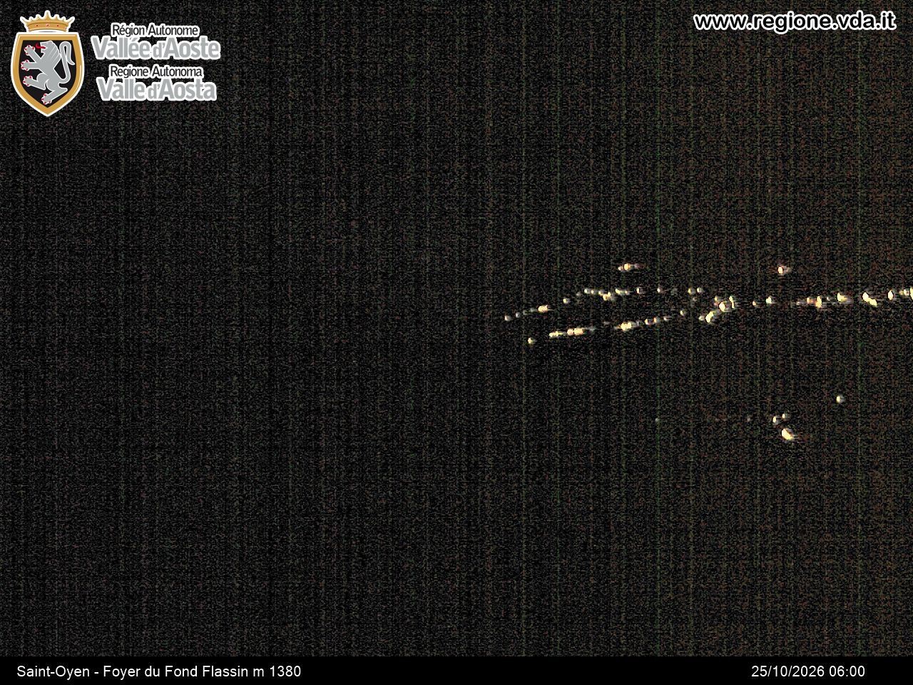 Archived image Webcam Ski run Flassin