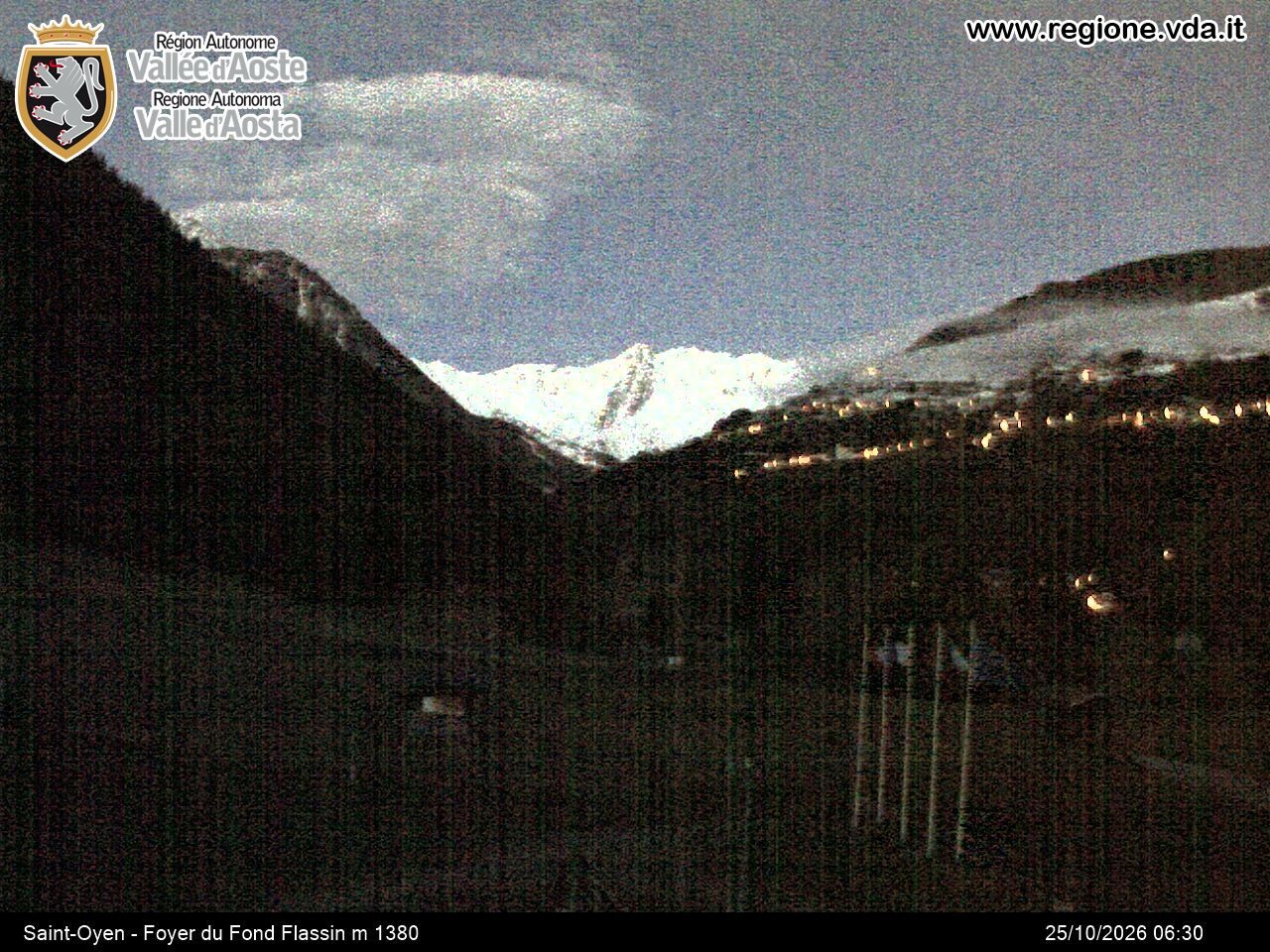 Archived image Webcam Ski run Flassin