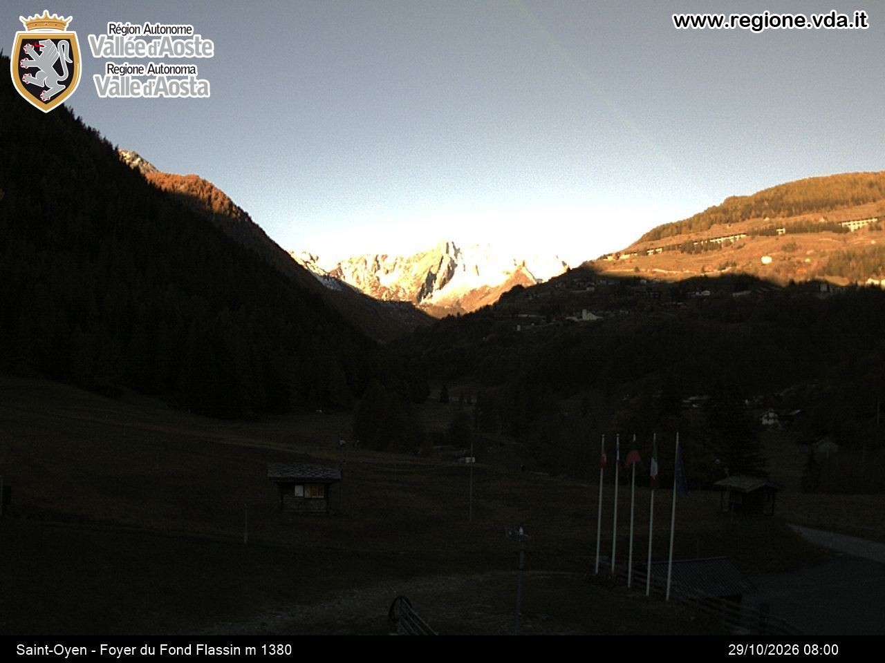 Archiv Foto Webcam Piste Flassin