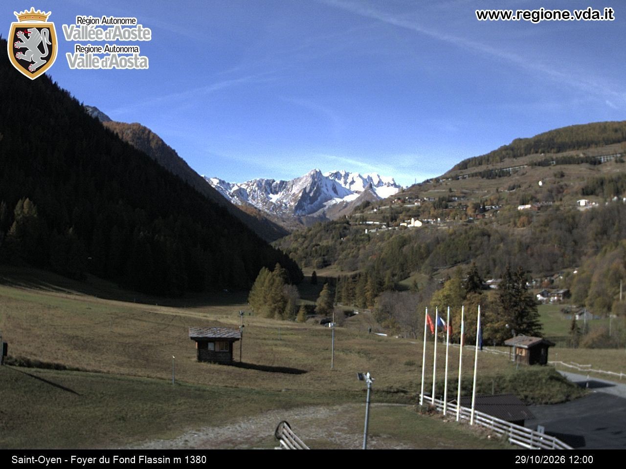 Archiv Foto Webcam Piste Flassin