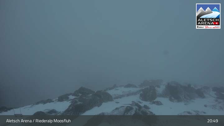 Archived image Webcam Riederalp Moosfluh