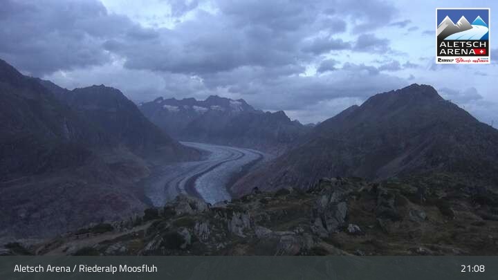 Archived image Webcam Riederalp Moosfluh