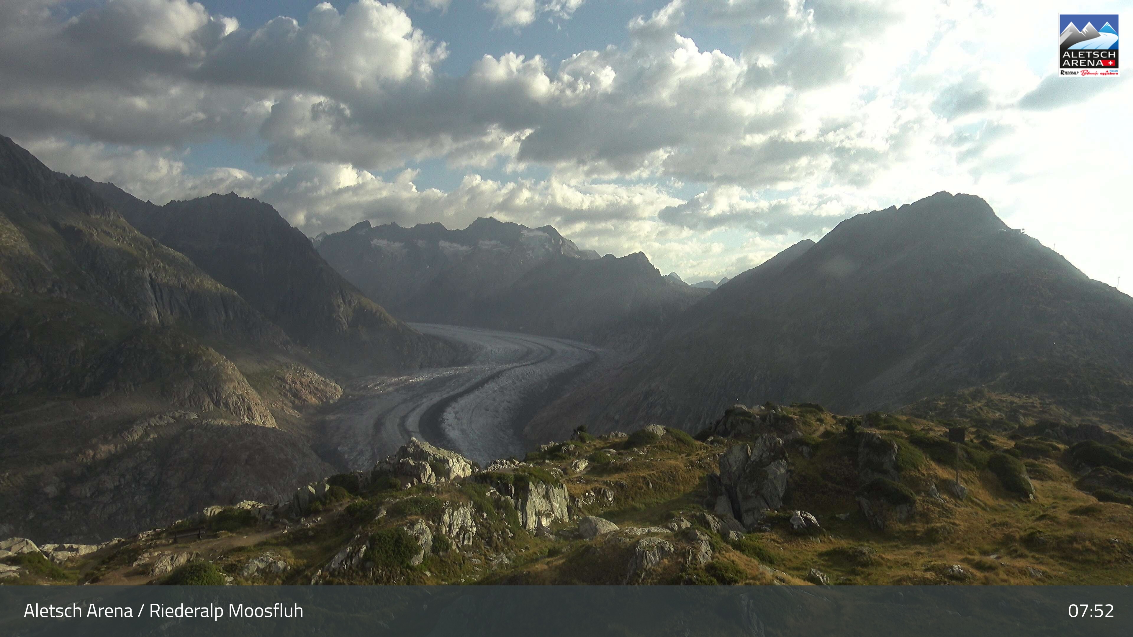 Archived image Webcam Riederalp Moosfluh