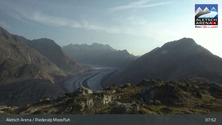 Archiv Foto Aletsch Arena - Webcam Riederalp