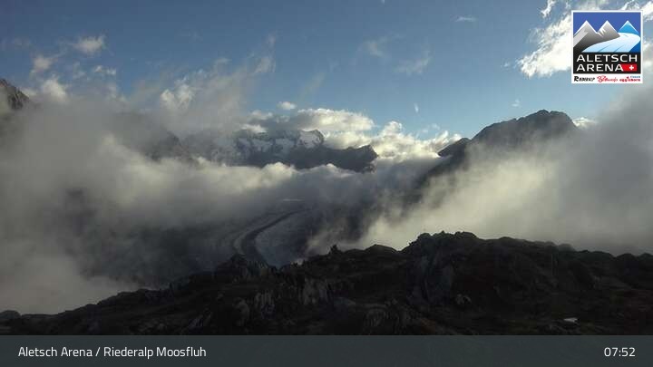 Archiv Foto Aletsch Arena - Webcam Riederalp
