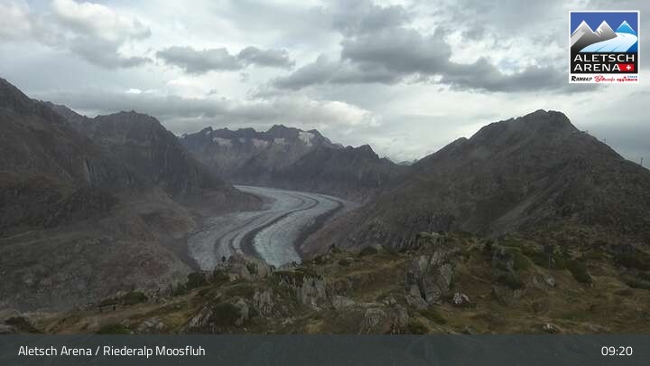 Archiv Foto Aletsch Arena - Webcam Riederalp