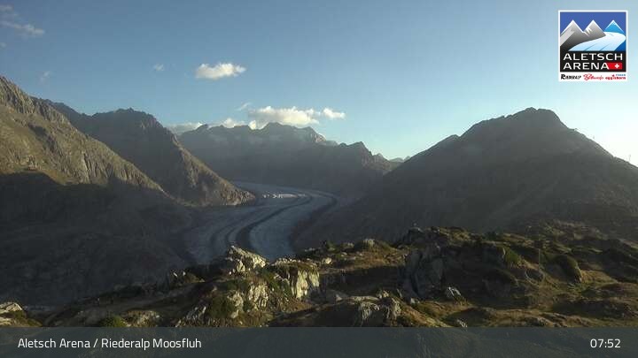 Archived image Webcam Riederalp Moosfluh