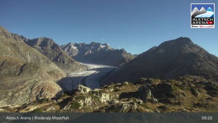 Archiv Foto Aletsch Arena - Webcam Riederalp