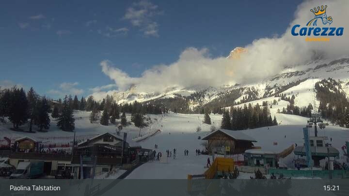 Archiv Foto Webcam Carezza - Tal
