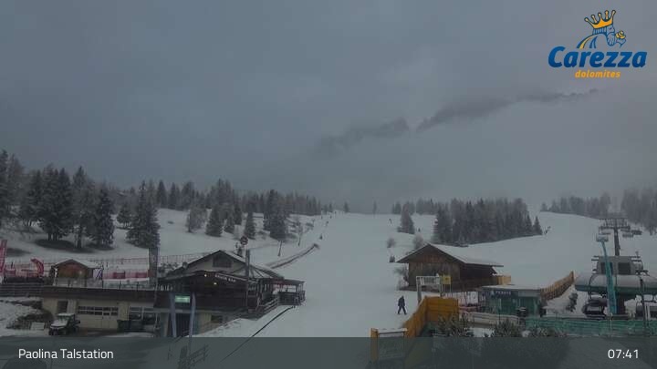 Archiv Foto Webcam Carezza - Tal