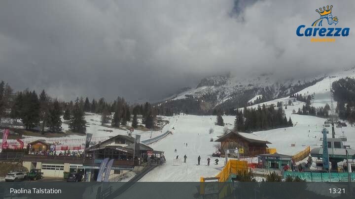 Archiv Foto Webcam Carezza - Tal