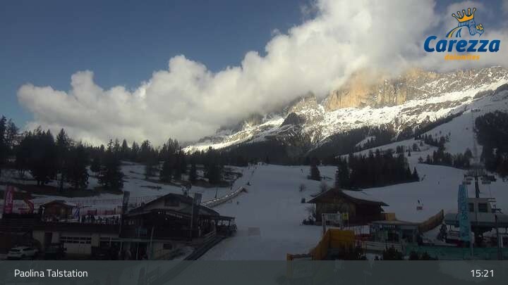 Archiv Foto Webcam Carezza - Tal