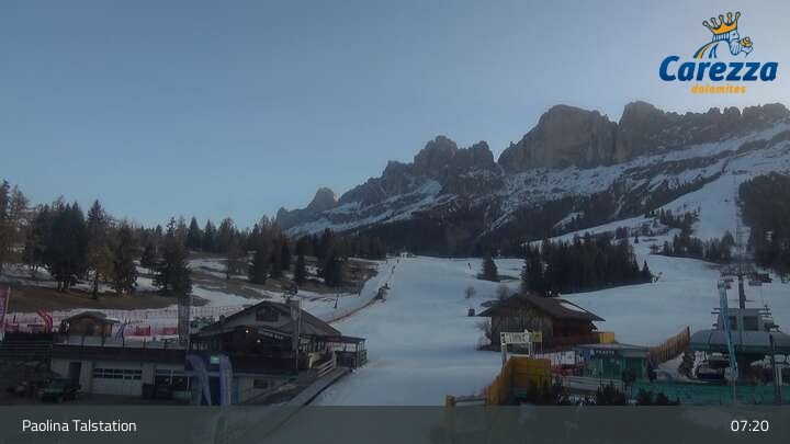 Archiv Foto Webcam Carezza - Tal