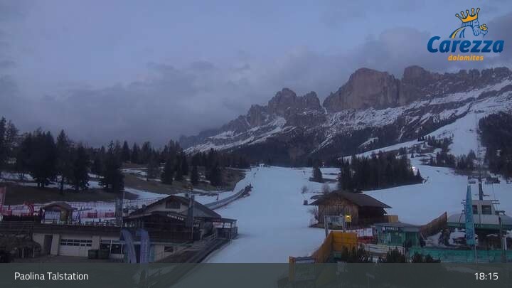 Archiv Foto Webcam Carezza - Tal