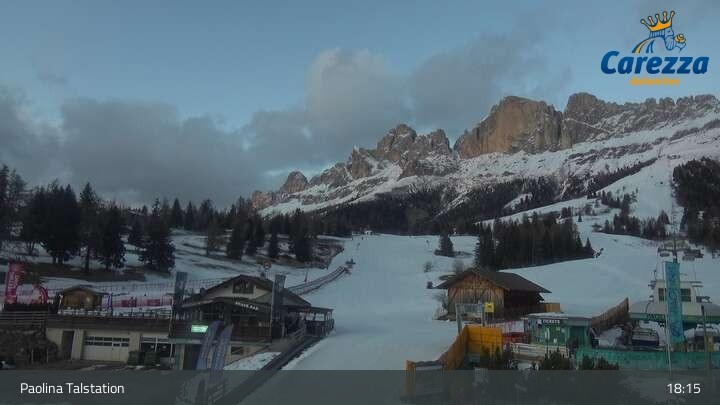 Archiv Foto Webcam Carezza - Tal