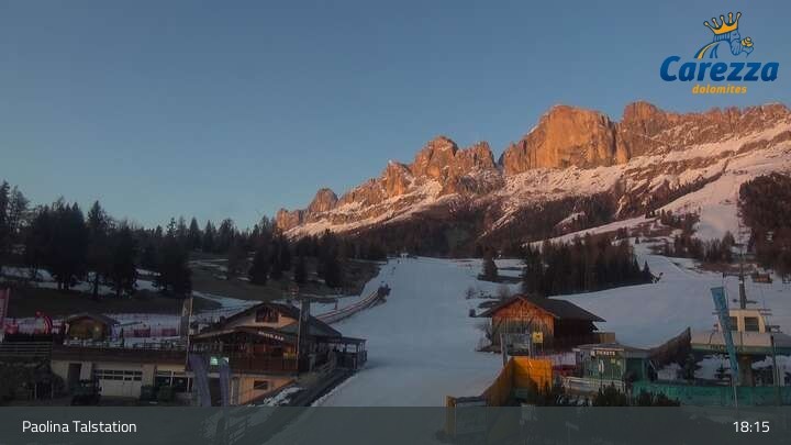 Archiv Foto Webcam Carezza - Tal