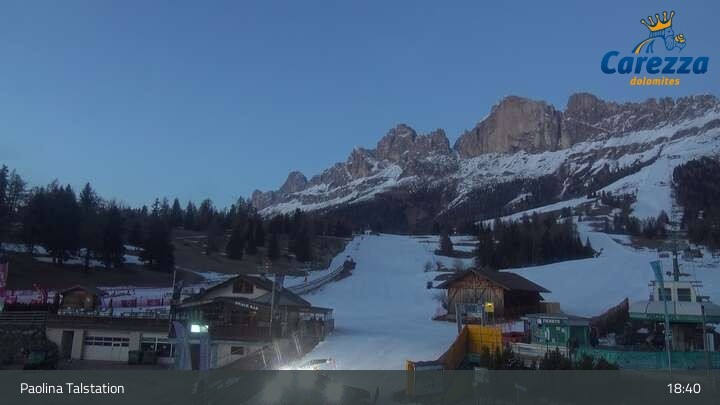 Archiv Foto Webcam Carezza - Tal