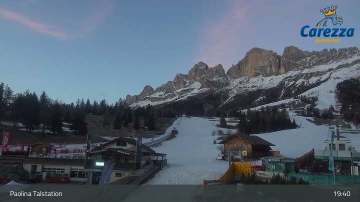 Archiv Foto Webcam Carezza - Tal