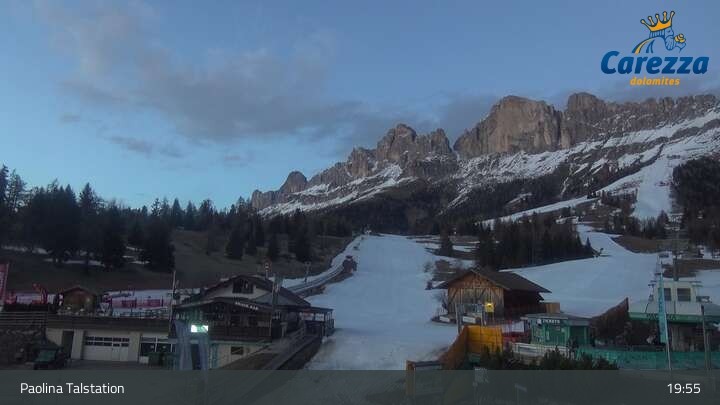 Archiv Foto Webcam Carezza - Tal