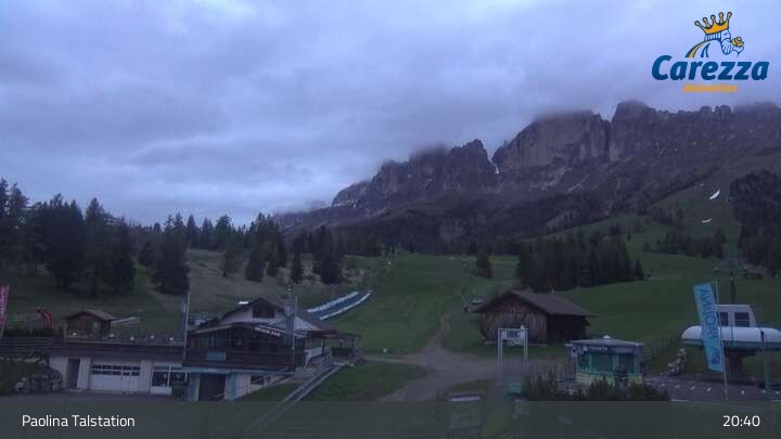 Archiv Foto Webcam Carezza - Tal