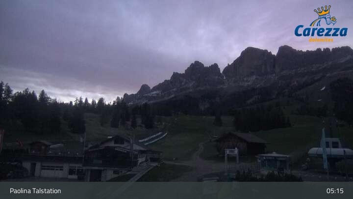 Archiv Foto Webcam Carezza - Tal