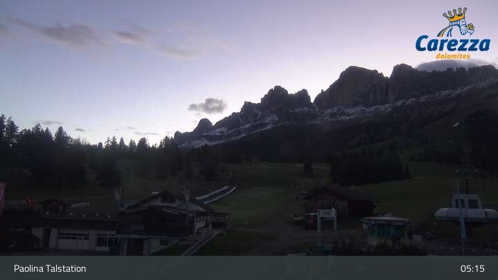Archiv Foto Webcam Carezza - Tal