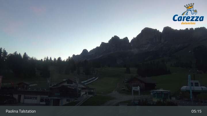Archiv Foto Webcam Carezza - Tal